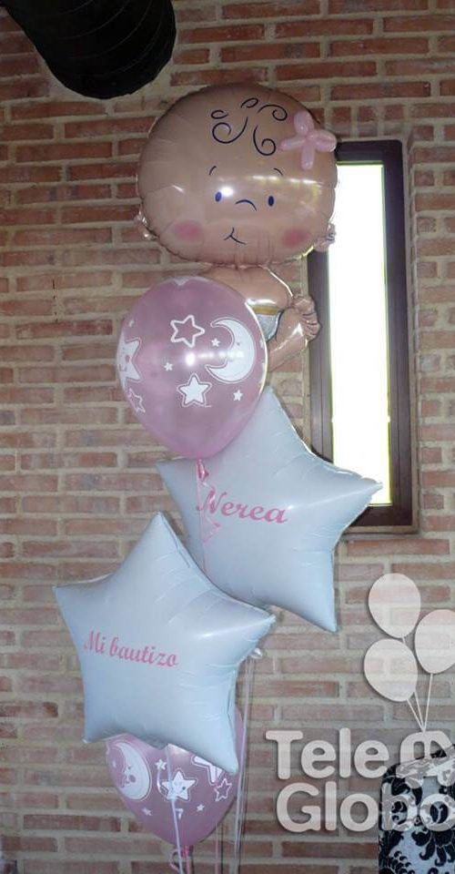 Bouquet de globos bebé personalizados